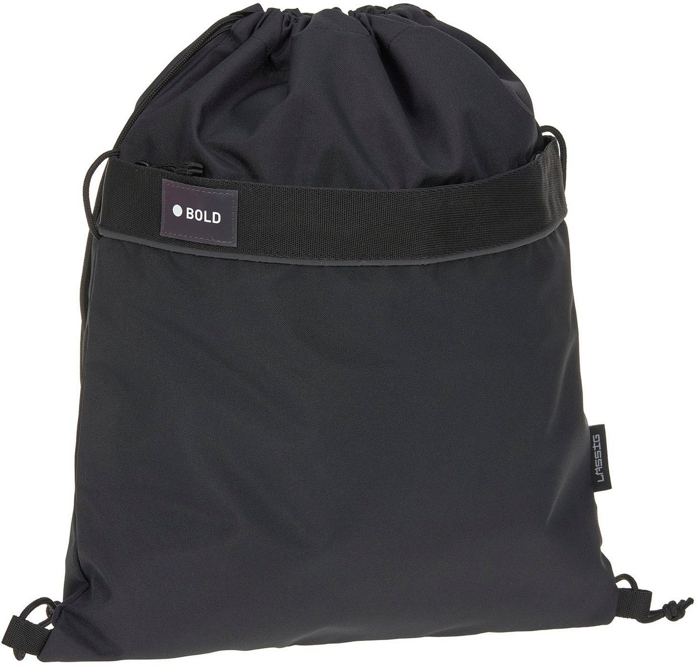 LÄSSIG Turnbeutel Bold, black, aus recyceltem Material LÄSSIG Turnbeutel Bold, black, aus recyceltem Material von LÄSSIG