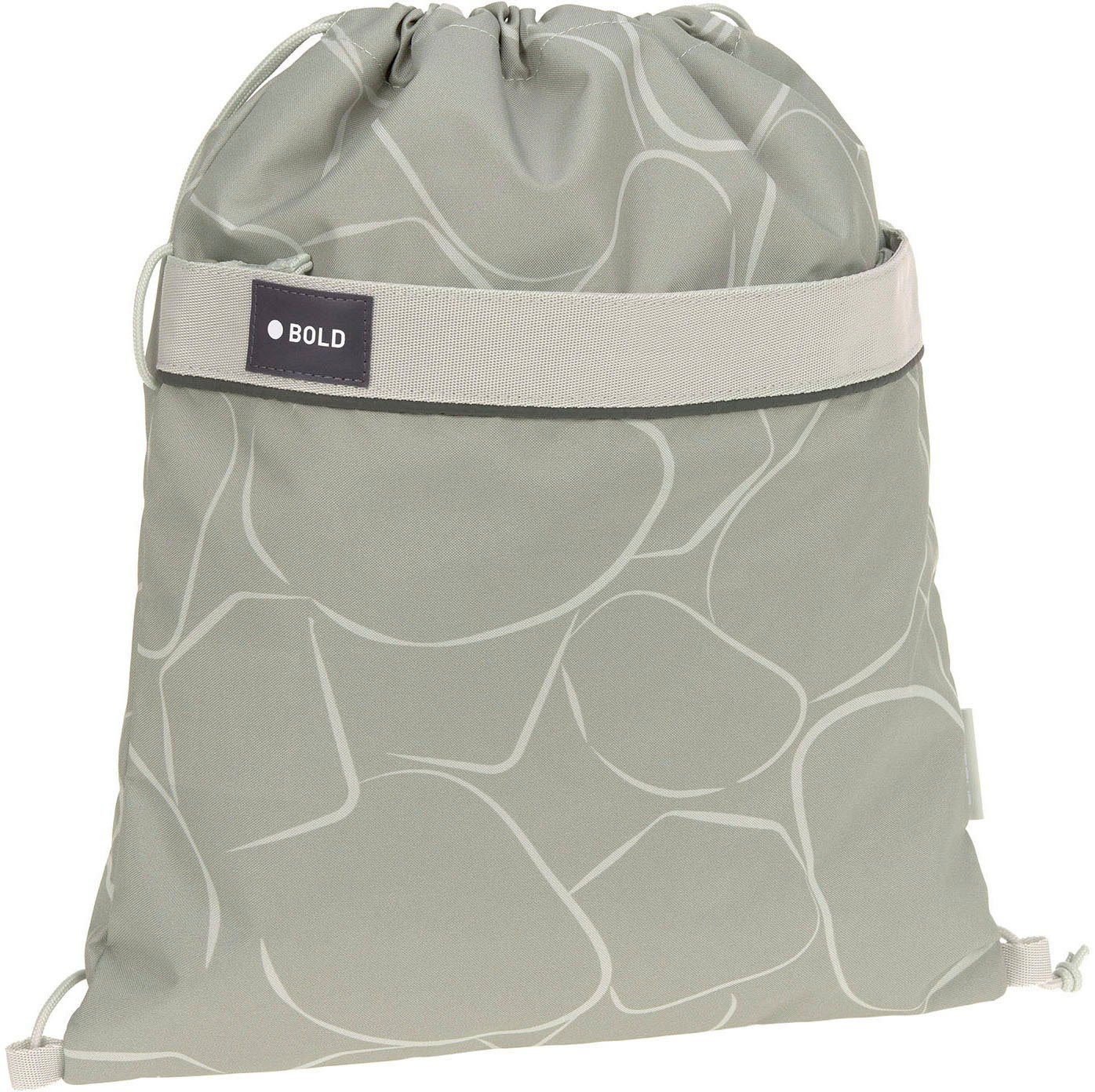 LÄSSIG Turnbeutel Bold, curve sage, aus recyceltem Material LÄSSIG Turnbeutel Bold, curve sage, aus recyceltem Material von LÄSSIG