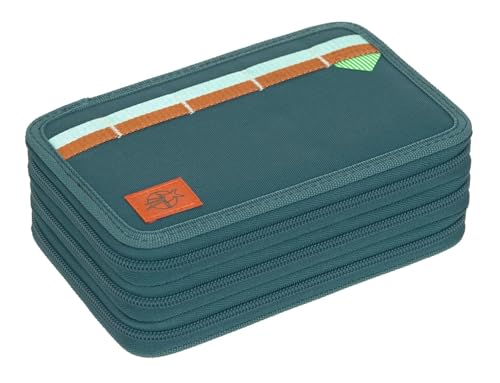 LÄSSIG Unique School Triple Pencil Case Slim Dark Green LÄSSIG Unique School Triple Pencil Case Slim Dark Green von LÄSSIG