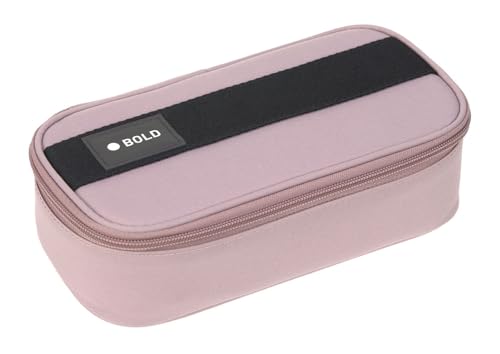 LÄSSIG Bold Spacy Pencil Case Mauve von LÄSSIG