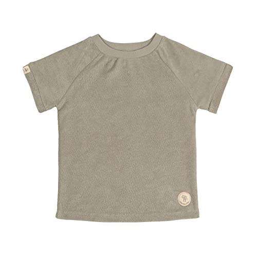 Lässig Frottee T-Shirt Kinder Terry wear 2022 (Olive, 98/104 2-4 Jahr) von LÄSSIG