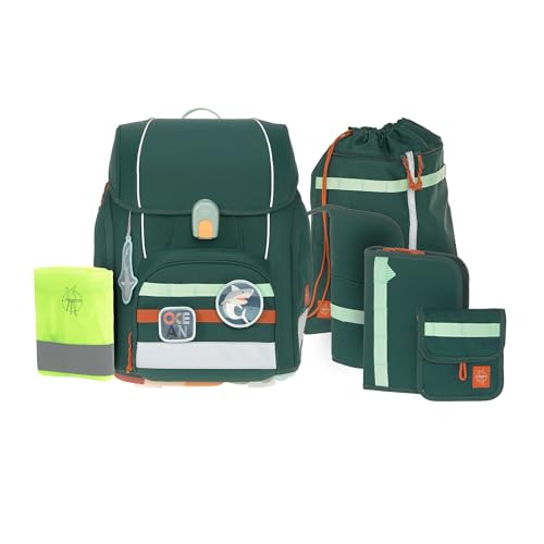 LÄSSIG 7-teiliges Schulranzen Set Kinder/Boxy Unique dark green Ocean Edition LÄSSIG 7-teiliges Schulranzen Set Kinder/Boxy Unique dark green Ocean Edition von LÄSSIG