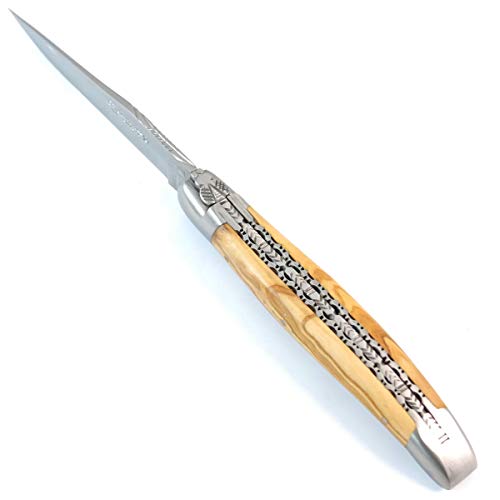 LAGUIOLE en Aubrac Taschenmesser Olivenholz Doppelplatinen 12C27 Stahl LAGUIOLE en Aubrac Taschenmesser Olivenholz Doppelplatinen 12C27 Stahl von LAGUIOLE