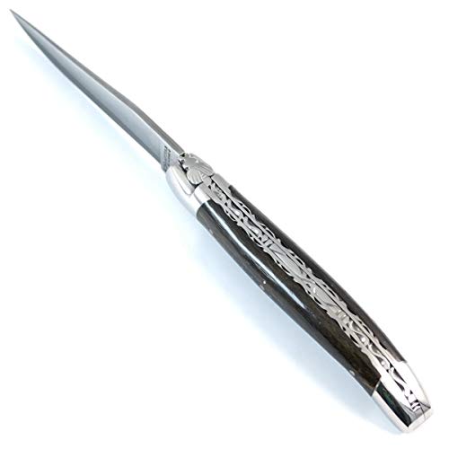 LAGUIOLE en Aubrac Taschenmesser fossile Mooreiche Doppelplatinen japanischer Damaststahl LAGUIOLE en Aubrac Taschenmesser fossile Mooreiche Doppelplatinen japanischer Damaststahl von LAGUIOLE
