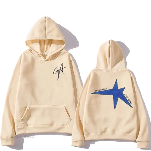 LAIZHENE Herenhoodies Album Hoodies Gracie Abrams Sängerin Hoodies Heren- En Damessweatshirts Winter Unisex Truien (Khaki,XXL) von LAIZHENE