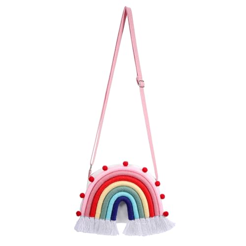 LALADEFIEE Taschen für Kleinkinder Im Regenbogen-Design für Jungen und Mädchen Umhängetasche mit Reißverschluss Leicht Zu Tragen Lustig und Dekorativ für Ihre Kleinen LALADEFIEE Taschen für Kleinkinder Im Regenbogen-Design für Jungen und Mädchen Umhängetasche mit Reißverschluss Leicht Zu Tragen Lustig und Dekorativ für Ihre Kleinen von LALADEFIEE