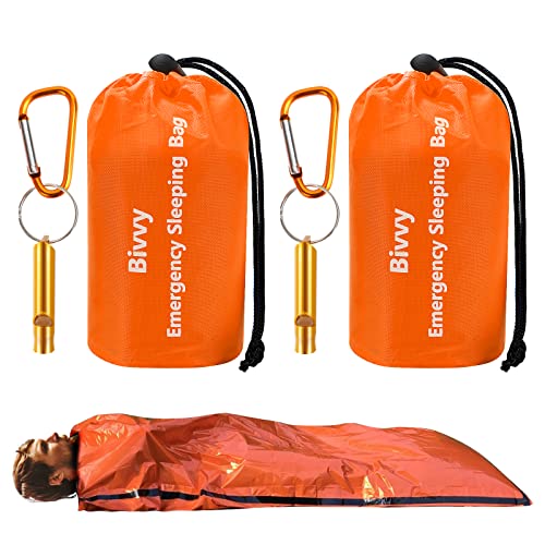 LAMA 2 Notfall Schlafsack + 2 Signalpfeifen + 2 Karabinerhaken, Erste Hilfe Rettungsdecken Survival Biwaksack, Wärmespeicherung Kälteschutz Wasserdicht Notfallzelt Überleben Rettungszelt, Orange LAMA 2 Notfall Schlafsack + 2 Signalpfeifen + 2 Karabinerhaken, Erste Hilfe Rettungsdecken Survival Biwaksack, Wärmespeicherung Kälteschutz Wasserdicht Notfallzelt Überleben Rettungszelt, Orange von LAMA
