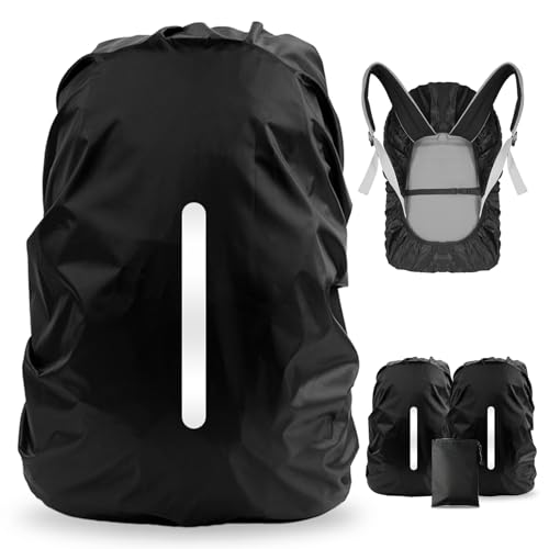 LAMA Rucksack Regenschutz wasserdichte 2 Stück Schulranzen Regenhülle mit Reflexstreifen Verstellschnalle für Wandern Klettern Camping Radfahren Reisen Outdoor Aktivitäten S 18L-25L LAMA Rucksack Regenschutz wasserdichte 2 Stück Schulranzen Regenhülle mit Reflexstreifen Verstellschnalle für Wandern Klettern Camping Radfahren Reisen Outdoor Aktivitäten S 18L-25L von LAMA
