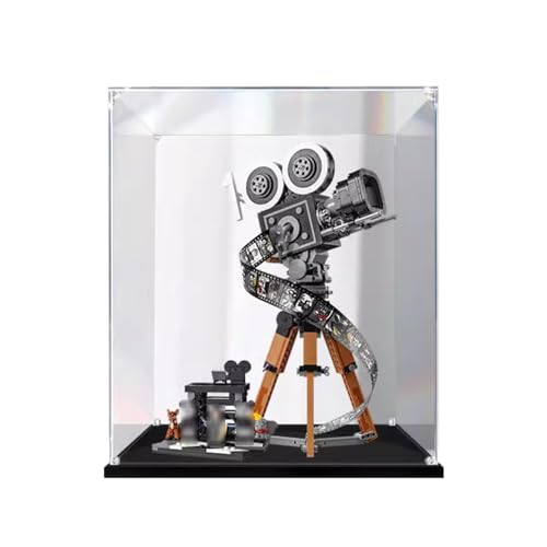 Acryl Vitrine für 43230 Kamera Baustein Modelle,Staubdichte Vitrine Transparente Schaukasten Aufbewahrungsbox Kompatibel Mit Lego 43230 Modelle (Nur Vitrine) B,3MM von LAMAME