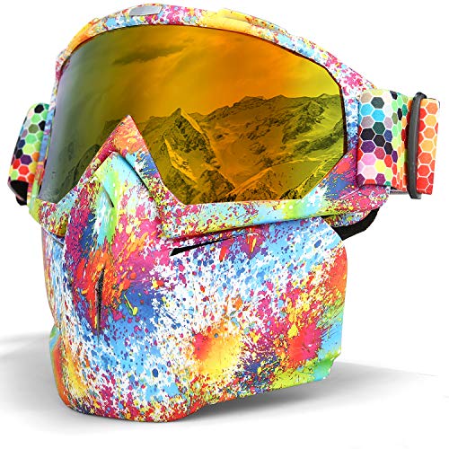 LAMEDA Motorrad Maske Brille Herren Motorrad Goggle Gesichtsmaske Schutzmaske männer Schutzbrille Skibrille Für Motorrad Ski Snowboard Brille Motorradbrillen UV-Schutz LAMEDA Motorrad Maske Brille Herren Motorrad Goggle Gesichtsmaske Schutzmaske männer Schutzbrille Skibrille Für Motorrad Ski Snowboard Brille Motorradbrillen UV-Schutz von LAMEDA