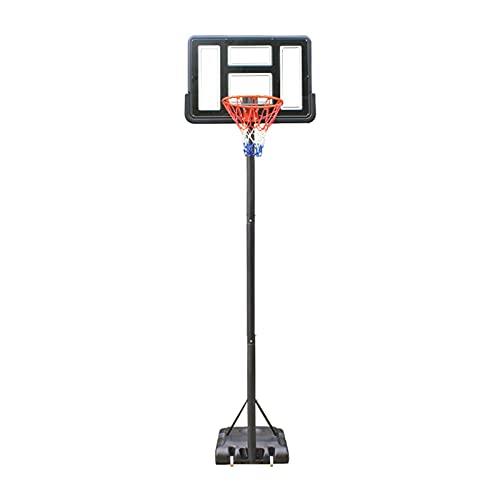 Basketballständer, tragbarer Basketball-Trainingsständer, höhenverstellbar, mit Rückwand und Korb, geeignet für Erwachsene, Jugendliche von LANAZU