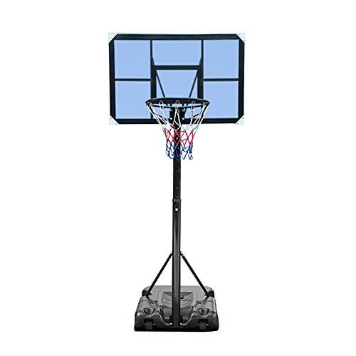 Basketballständer, unabhängiger Basketballständer im Freien, Verstellbarer Basketballständer für Erwachsene, geeignet für Gärten und Strände von LANAZU