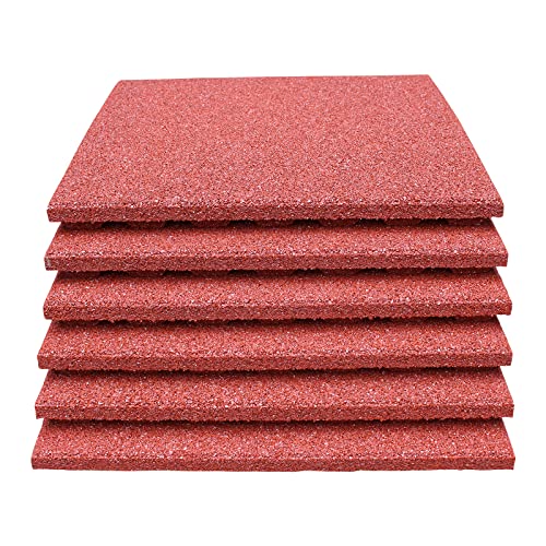 6 x Rot 50x50x4cm Fallschutzmatten Gummiplatten Fallschutzplatten Yoga Training Turnmatte Indoor Outdoor Fitness 6 x Rot 50x50x4cm Fallschutzmatten Gummiplatten Fallschutzplatten Yoga Training Turnmatte Indoor Outdoor Fitness von LANDGRID