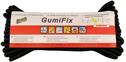 LANEX Gummischnur GumiFix 10 m schwarz, Größe:6 mm LANEX Gummischnur GumiFix 10 m schwarz, Größe:6 mm von LANEX