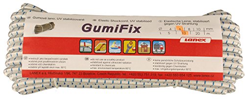 Lanex Gummischnur, weiß, 10 m, 3, 4, 6 oder 8 mm Durchmesser, Blanc - Blanc, Durchmesser 3 mm Lanex Gummischnur, weiß, 10 m, 3, 4, 6 oder 8 mm Durchmesser, Blanc - Blanc, Durchmesser 3 mm von LANEX