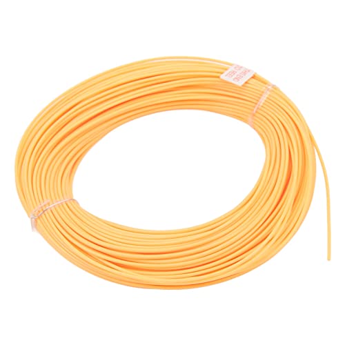 Outdoor-Angelschnur, 30,5 m, PVC-beschichtete Nylonschnur in leuchtendem Orange zum Fliegenfischen, schwimmend auf Wasser für 30,5 m Outdoor-Angelschnur, 30,5 m, PVC-beschichtete Nylonschnur in leuchtendem Orange zum Fliegenfischen, schwimmend auf Wasser für 30,5 m von LANTRO JS