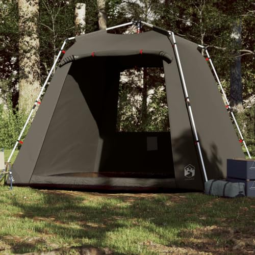 Angelzelt 4 Personen Braun Quick Release, LAPOOH Caming Zelt, Camping Tents, Camping-Zelt - 4005330 von LAPOOH