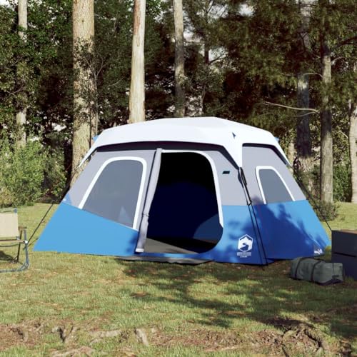 Campingzelt mit Blau 344x282x212 cm, LAPOOH Caming Zelt, Camping Markise Zelt, Camping Tents, Camping-Zelt - 94308 von LAPOOH