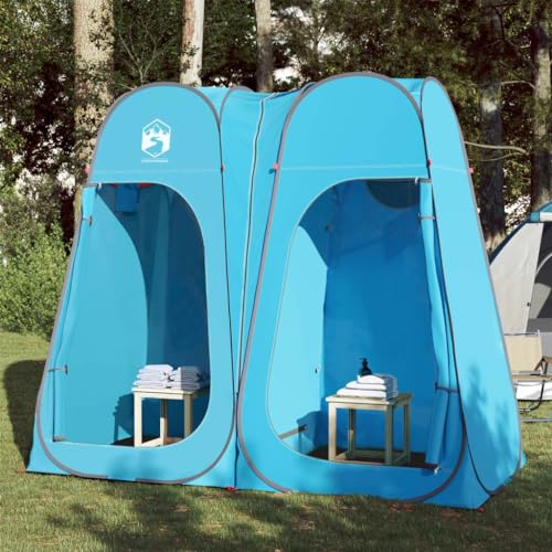 Sichtschutzzelt Blau Pop-Up Wasserdicht, LAPOOH Duschzelt Camping, Toilettenzelt, Campingtoilette, Heckzelt, Campingklo - 4004138 von LAPOOH