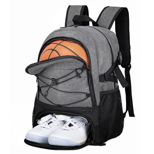 Geschenke für Herren, Basketball-Rucksack, Weihnachtsstrumpffüller für Jungen und Mädchen, Herren-Geschenke, Ball- und Schuhfach für Volleyball, Fußball, Schwimmen, Fitnessstudio, Reisen, Schule, von LARIPOP