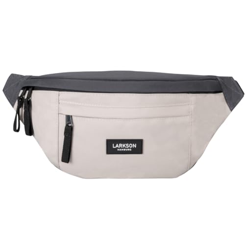 LARKSON Bauchtasche Damen & Herren Beige - Ole - Hüfttasche für Sport Outdoor Stadt - Gürteltasche Stylisch für Festival - Crossbody Bag mit Gurt - Wasserabweisend LARKSON Bauchtasche Damen & Herren Beige - Ole - Hüfttasche für Sport Outdoor Stadt - Gürteltasche Stylisch für Festival - Crossbody Bag mit Gurt - Wasserabweisend von LARKSON