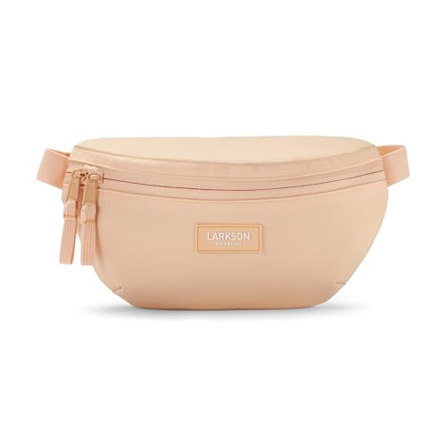 LARKSON Bauchtasche Damen & Herren Pfirsich - Finn - Hüfttasche für Sport Outdoor Stadt - Gürteltasche Stylisch für Festival - Crossbody Bag mit Gurt - Wasserabweisend LARKSON Bauchtasche Damen & Herren Pfirsich - Finn - Hüfttasche für Sport Outdoor Stadt - Gürteltasche Stylisch für Festival - Crossbody Bag mit Gurt - Wasserabweisend von LARKSON