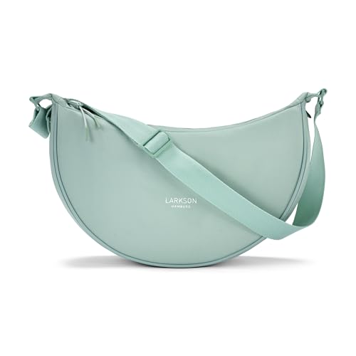 LARKSON Crossbody Bag Damen & Herren Mint - Solveig Medium - Umhängetasche im Halbmond Style - Halbrunde Schultertasche - Moon Bag Design - Wasserabweisend LARKSON Crossbody Bag Damen & Herren Mint - Solveig Medium - Umhängetasche im Halbmond Style - Halbrunde Schultertasche - Moon Bag Design - Wasserabweisend von LARKSON