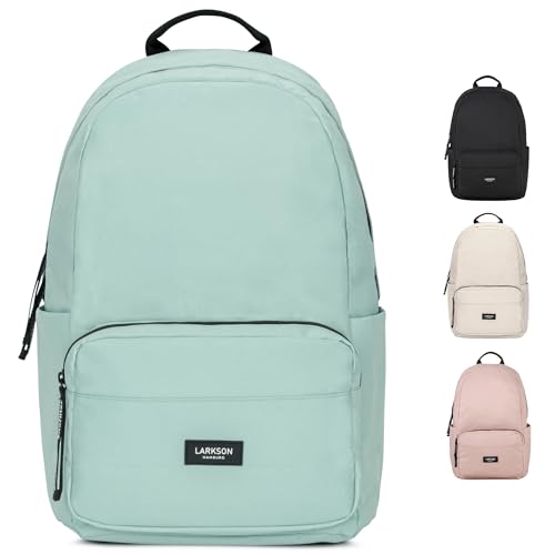 LARKSON Schulrucksack Mädchen & Jungen Teenager Mint - No 3 - Rucksack Damen & Herren für Schule - 16" Laptopfach - Aus Recyceltem PET - Wasserabweisend LARKSON Schulrucksack Mädchen & Jungen Teenager Mint - No 3 - Rucksack Damen & Herren für Schule - 16" Laptopfach - Aus Recyceltem PET - Wasserabweisend von LARKSON
