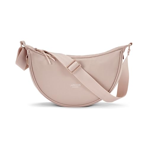 LARKSON Crossbody Bag Damen & Herren Rosa - Solveig Small - Umhängetasche im Halbmond Style - Halbrunde Schultertasche - Moon Bag Design - Wasserabweisend LARKSON Crossbody Bag Damen & Herren Rosa - Solveig Small - Umhängetasche im Halbmond Style - Halbrunde Schultertasche - Moon Bag Design - Wasserabweisend von LARKSON
