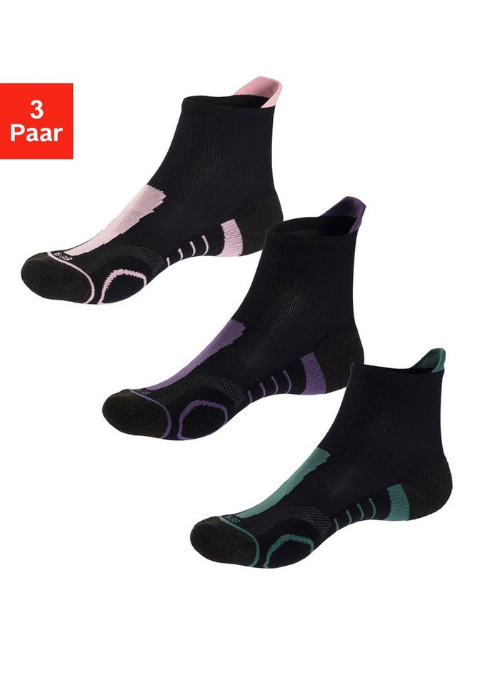 LASCANA ACTIVE Wandersocken (Packung, 3-Paar) mit verstärkten Belastungszonen von LASCANA ACTIVE