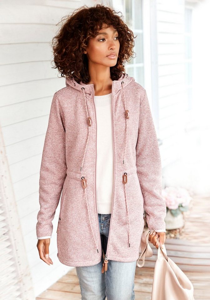 LASCANA Fleecejacke mit Kapuze LASCANA Fleecejacke mit Kapuze von LASCANA