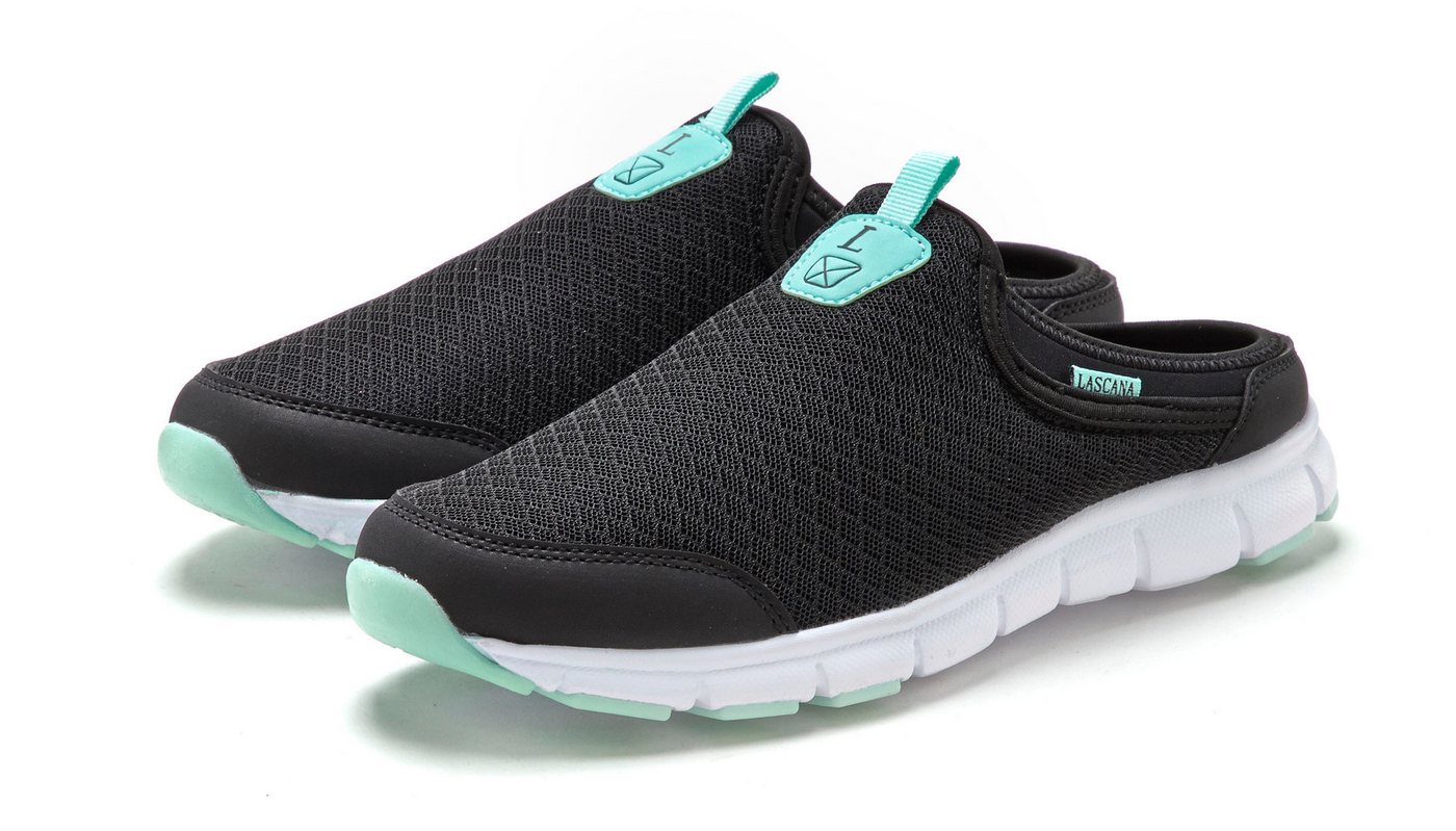 LASCANA Slip-On Sneaker Halbschuh, Freizeitschuh, Sabot, Clogs aus leichtem Mesh-Material LASCANA Slip-On Sneaker Halbschuh, Freizeitschuh, Sabot, Clogs aus leichtem Mesh-Material von LASCANA