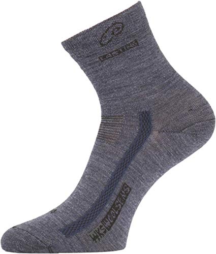 Lasting Herren Trekking Merino Wks Socken L hellblau von LASTING SPORT