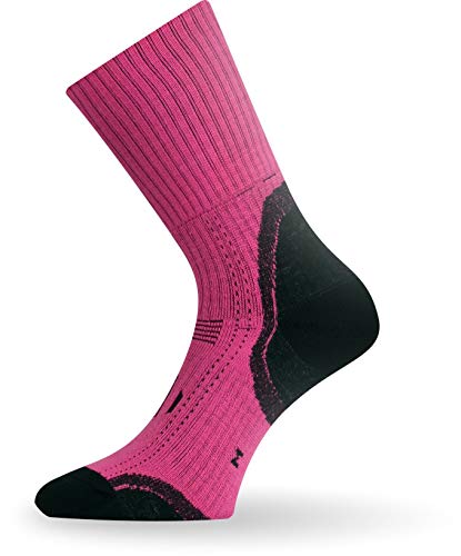 Lasting Herren Trekking Technical TKA Socke, pink/schwarz, m von LASTING SPORT