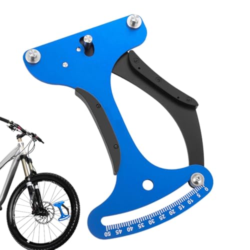LATAFA Radspeichenspannungsmesser, Mountainbike-Felgenspannungsmesser, Radspannungsmesser, Werkzeug zur Einstellung der Fahrradspannung aus Aluminiumlegierung zur Überprüfung und Korrektur von LATAFA