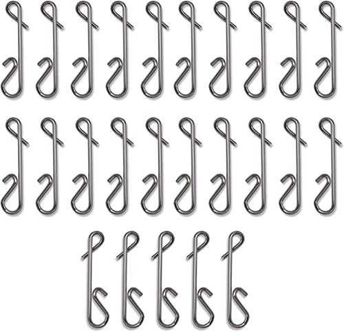 LATRAT 100 Stück Knotenlosverbinder Angeln, Knotenlos Verbinder zum Spinnangeln, Knotenlosverbindern angelzubehör, Knotenlos Verbinder Wirbel Angeln Kleinteile Angel Zubehör LATRAT 100 Stück Knotenlosverbinder Angeln, Knotenlos Verbinder zum Spinnangeln, Knotenlosverbindern angelzubehör, Knotenlos Verbinder Wirbel Angeln Kleinteile Angel Zubehör von LATRAT