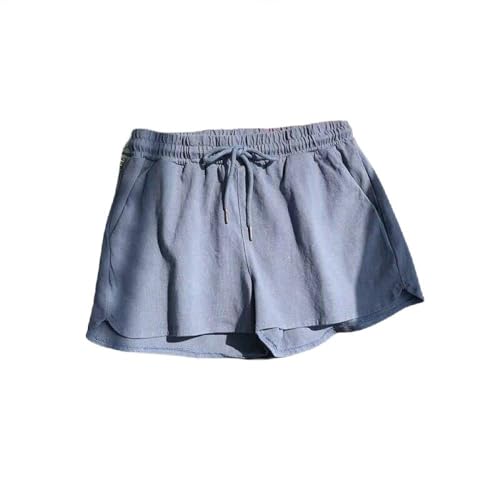 LApooh Kurze Pyjamahose Für Damen, Lässige Sommer Sweatshorts Für Damen Mit Taschen Und Kordelzug, Pj Hose, Weiche Schlaf Lounge Shorts Für Nachtwäsche, Yoga, Jogger, Blau, XL LApooh Kurze Pyjamahose Für Damen, Lässige Sommer Sweatshorts Für Damen Mit Taschen Und Kordelzug, Pj Hose, Weiche Schlaf Lounge Shorts Für Nachtwäsche, Yoga, Jogger, Blau, XL von LApooh