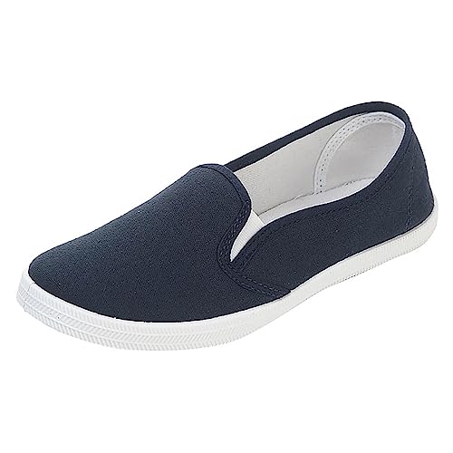 Ballerinas Damen, Klassisch Slip On Bequem Flache Schuhe Geschlossene Elegant Runde Zehe Atmungsaktiv Einfarbig Freizeitschuhe Tanzschuhe Weiche Sportlich Balerinaschuhe Brautschuhe von LCpddajlspig