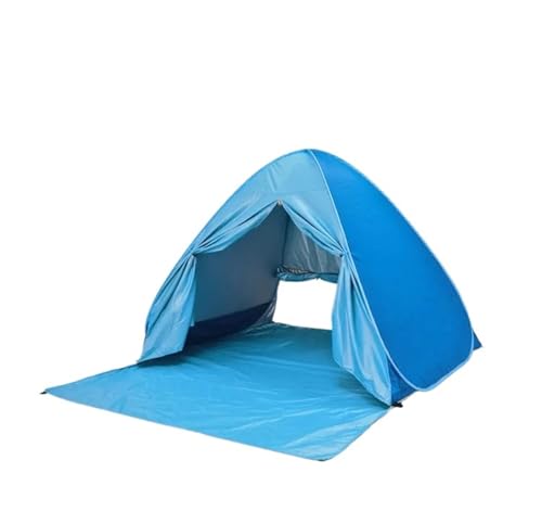 Pop-Up-Zelt Strandzelt 165 * 150 * 110 cm Pop-up-automatisches Öffnen Anti-Ultraviolett-Vollschattenzelt Familie Ultraleichtes Faltzelt Reisen Camping FüR Camping，Beach(Blue) von LDLAXM