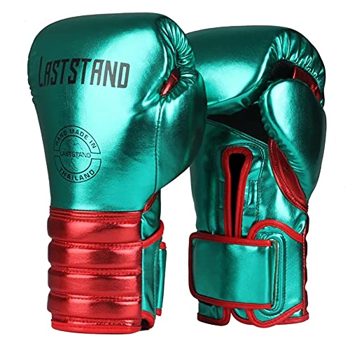 LDLD Boxhandschuhe MMA Muay Thai Sanda ​ Erwachsene Kinder Ausrüstung Boxen Training Handschuhe 170 g, 227 g, 283 g, 340 g, Grün, 227 g von LDLD