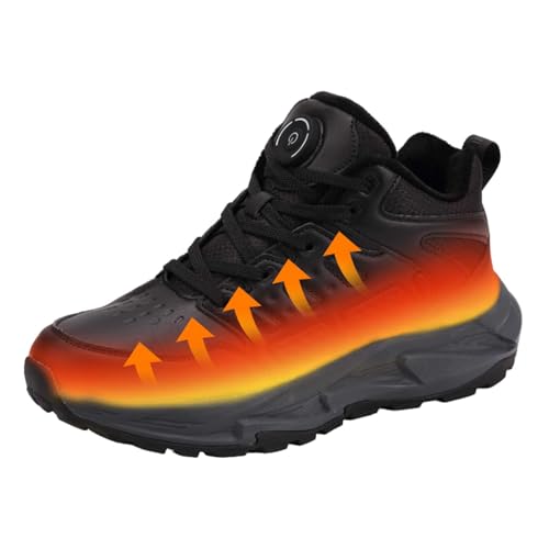 LDRFSE Beheizbare Schuhe mit USB-Aufladung, Winterschuhe Heated Turnschuhe Herren Damen Elektrisch Fußwärmer mit 3 Temperatureinstellungen,Trekking Wanderhalbschuhe, Black-41 EU LDRFSE Beheizbare Schuhe mit USB-Aufladung, Winterschuhe Heated Turnschuhe Herren Damen Elektrisch Fußwärmer mit 3 Temperatureinstellungen,Trekking Wanderhalbschuhe, Black-41 EU von LDRFSE