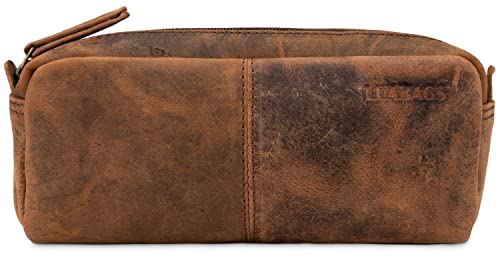 LEABAGS Leder Federmäppchen I Große Echtleder Federmappe I Federtasche für Beruf Uni Schule I Schlampermäppchen I Stiftetui I Stiftmappe I Ledermäppchen I Fox LEABAGS Leder Federmäppchen I Große Echtleder Federmappe I Federtasche für Beruf Uni Schule I Schlampermäppchen I Stiftetui I Stiftmappe I Ledermäppchen I Fox von LEABAGS
