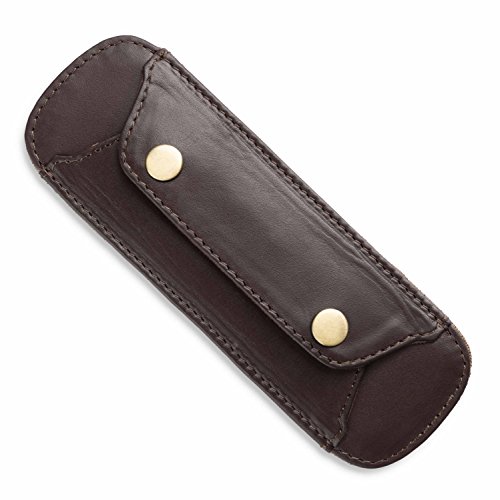 LEABAGS Leder Schulterpolster 18 x 6 cm I Taschen Anti-Rutsch Rutsch-Stopp Funktion I Echtleder Gurtpolster mit Druckknöpfen I Schultergurt Polster I Schulterriemen Polster I Choco LEABAGS Leder Schulterpolster 18 x 6 cm I Taschen Anti-Rutsch Rutsch-Stopp Funktion I Echtleder Gurtpolster mit Druckknöpfen I Schultergurt Polster I Schulterriemen Polster I Choco von LEABAGS