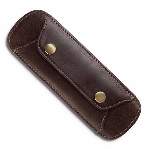 LEABAGS Premium Schulterpolster I Schulterpolster aus echtem Büffel-Leder I Vintage Look I Schulterriemen für Taschen I Leder Schulterpolster mit Antirutsch-Auflage I 18x6cm I Vinatage Cognac LEABAGS Premium Schulterpolster I Schulterpolster aus echtem Büffel-Leder I Vintage Look I Schulterriemen für Taschen I Leder Schulterpolster mit Antirutsch-Auflage I 18x6cm I Vinatage Cognac von LEABAGS