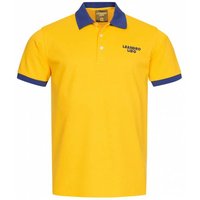 LEANDRO LIDO "Pallacanestro" Herren Polo-Shirt gelb-violett LEANDRO LIDO "Pallacanestro" Herren Polo-Shirt gelb-violett von LEANDRO LIDO