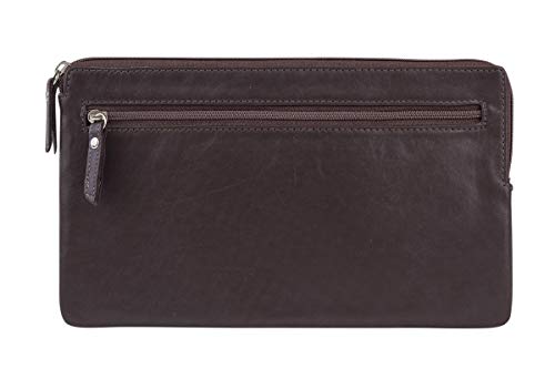 Banktasche und Geldtasche LEAS in Echt-Leder, braun - Special-Edition Banktasche und Geldtasche LEAS in Echt-Leder, braun - Special-Edition von LEAS