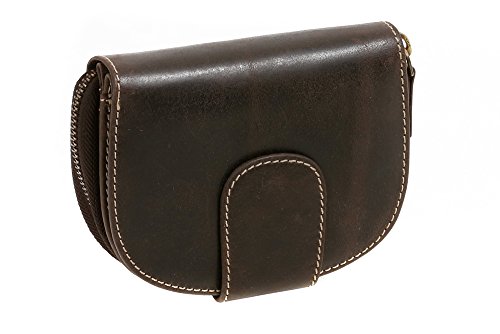 LEAS Große Damen Geldbörse halbrund mit Geschenkbox Echt-Büffel-Leder, braun Vintage-Collection LEAS Große Damen Geldbörse halbrund mit Geschenkbox Echt-Büffel-Leder, braun Vintage-Collection von LEAS
