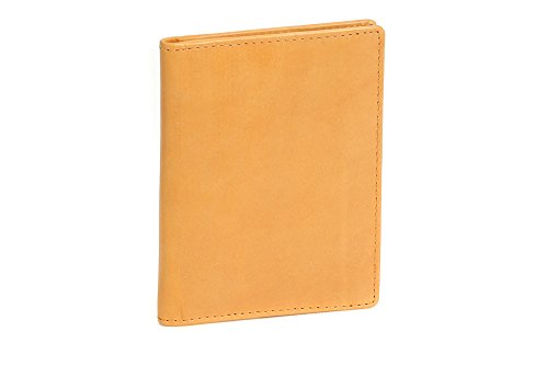 LEAS Ausweis- und Kreditkartenhülle Echt-Leder, beige Card-Collection von LEAS