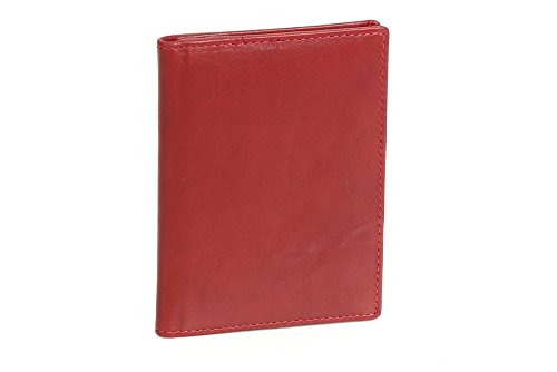 LEAS Ausweis- und Kreditkartenhülle Echt-Leder, Cherry/rot Card-Collection LEAS Ausweis- und Kreditkartenhülle Echt-Leder, Cherry/rot Card-Collection von LEAS
