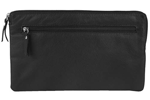 LEAS Banktasche & Geldtasche mit RFID Schutz gegen Datendiebstahl in Echt-Leder, schwarz - Special-Edition LEAS Banktasche & Geldtasche mit RFID Schutz gegen Datendiebstahl in Echt-Leder, schwarz - Special-Edition von LEAS